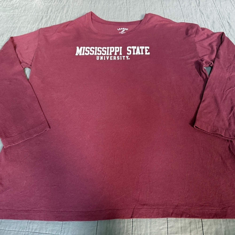 League Maroon Mississippi State University Long Sleeve Shirt